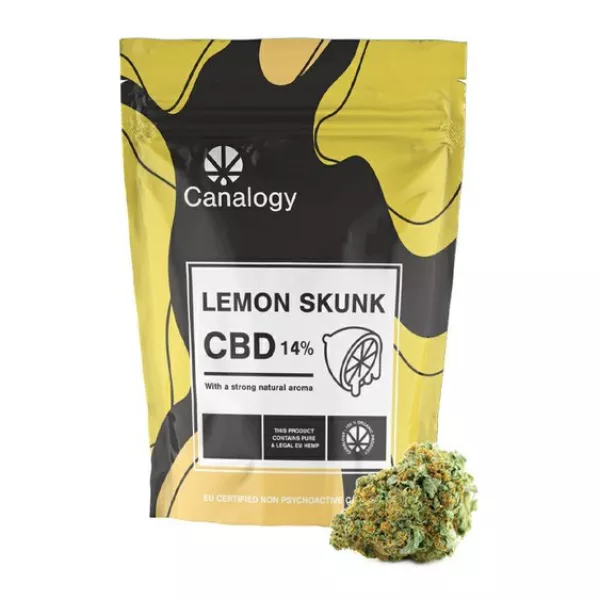 CBD Hanfblüte Lemon Skunk 14 %
