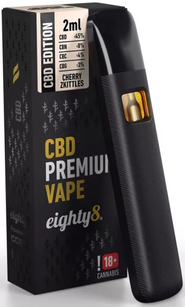 CBD Vape Pen Premium Cherry Zkittles, 45 % CBD, 2 ml