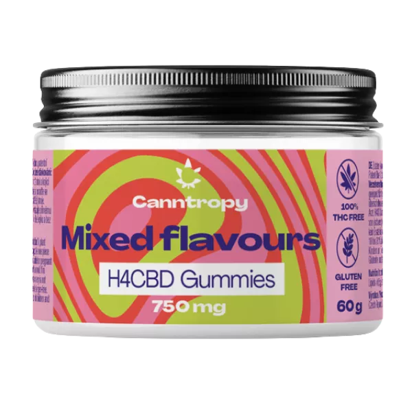 H4CBD Fruit Gummies Flavour Mix, 30 Stück x 25 mg (60 g)