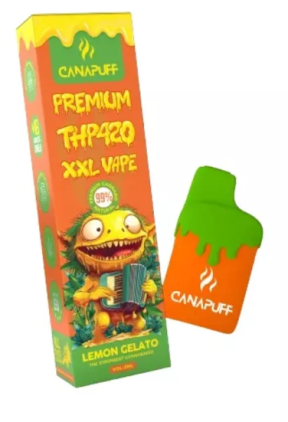 Lemon Gelato XXL 99% THP420 Vape 2ml